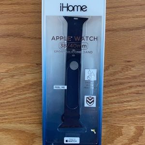 iHome NWT Apple Watch Silicone Sports Band 38/40mm